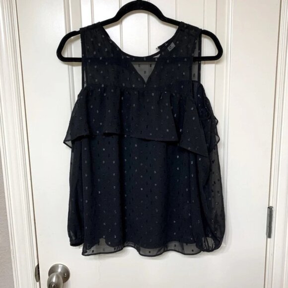 Old Navy Cold-Shoulder Blouse - Picture 1 of 7